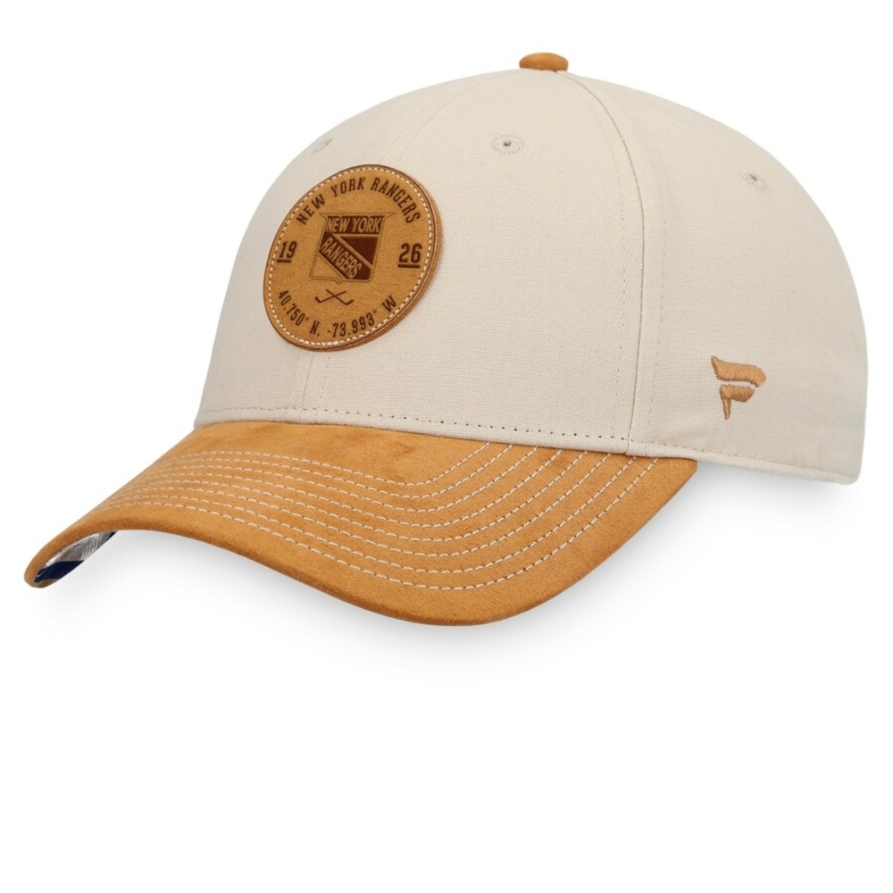 New York Rangers Natural Brown Adjustable Hat- Fanatics